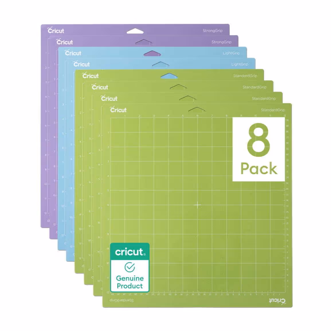 CRICUT TAPETE VARIETY – 12X12″ – 8 PACK