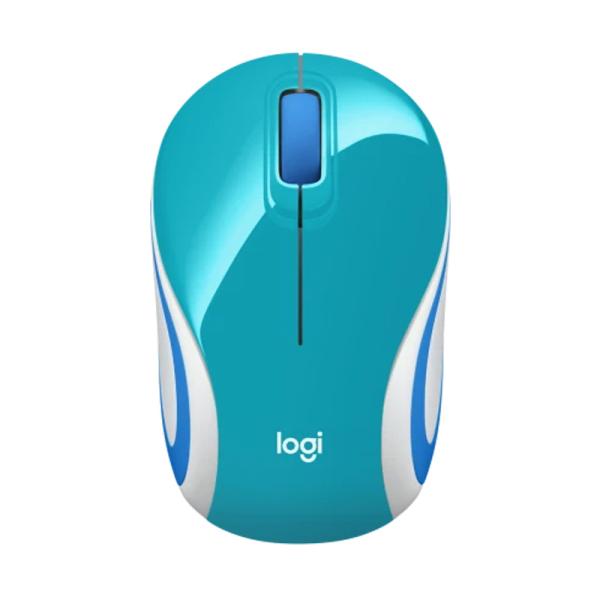 MOUSE LOGITECH MINI M187 BRIGHT TEAL 1000DPI 910-005363