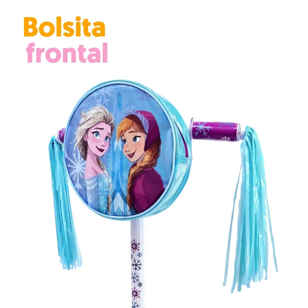 Scooter Frozen con plataforma antiderrapante con luces Led