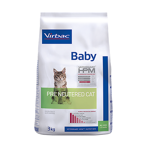 VIRBAC BABY PRE NEUTERED CAT 1.5 KG