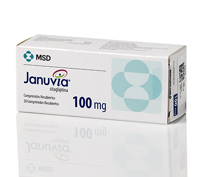 JANUVIA 100 MG TABLETAS VIA ORAL