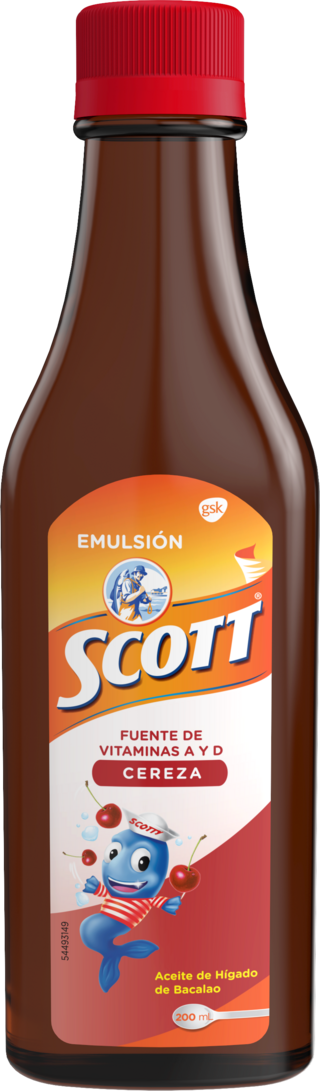 Scott Extra sabor cereza frasco 200 ml