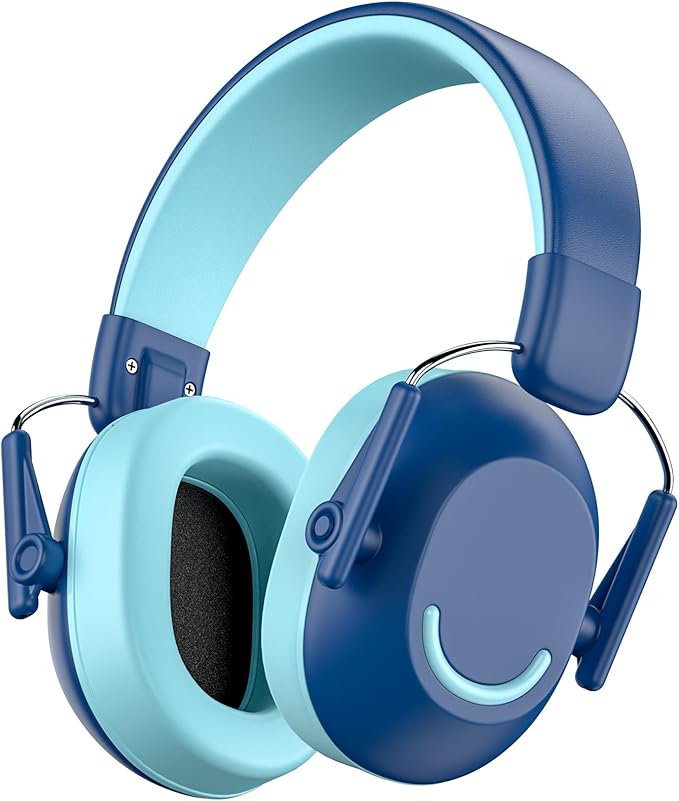 Protectores Auditivos Infantiles Link Dream – Orejeras o auricular Antirruido para Niños SNR 30 dB (3 a 16 años), azul