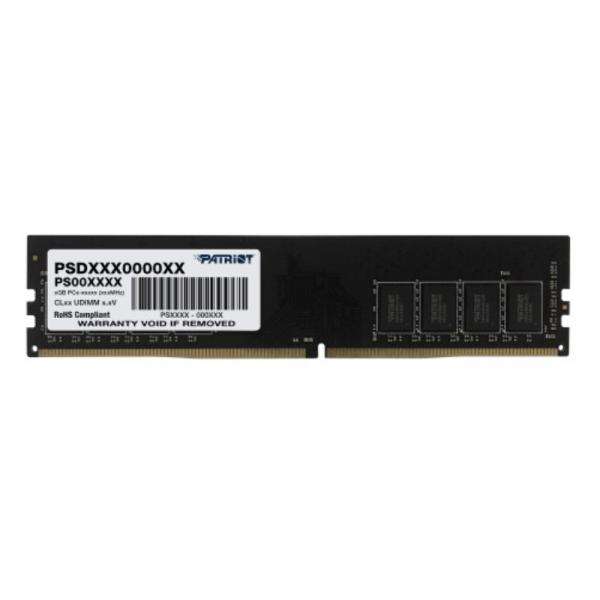 MEMORIA RAM PC 32GB PATRIOT SIGNATURE LINE PSD532G56002 DDR5 5600 MHZ CL46 1.1 V SIN DISIPADOR DIMM 288 PINES NEGRO