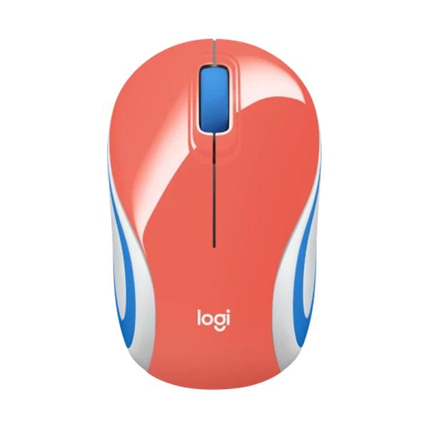 MOUSE LOGITECH MINI M187 CORAL 1000DPI 910-005362