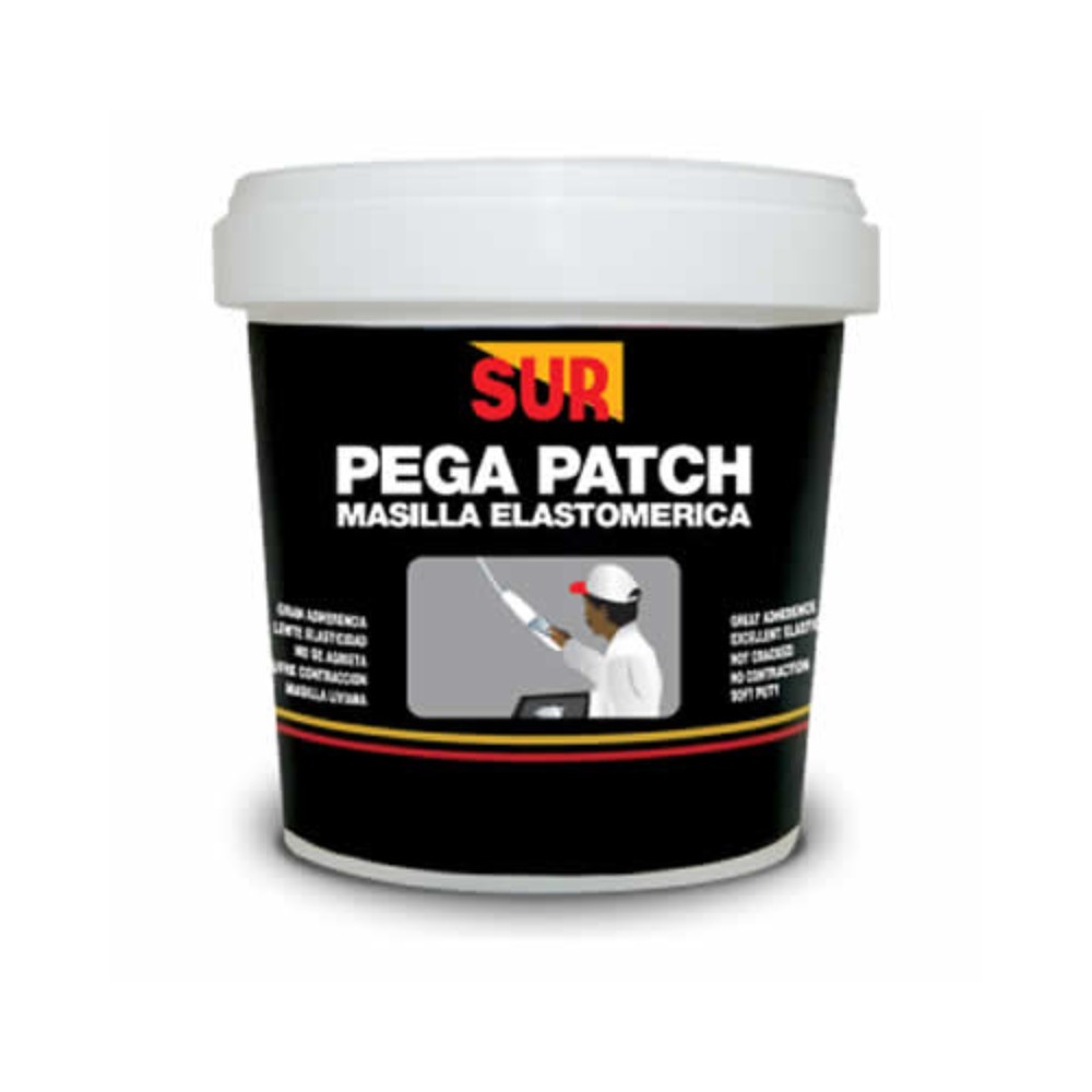 Masilla elastomerica para concreto pega patch galon