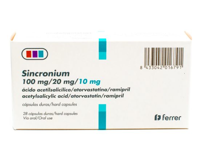 Sincronium 100/20/10mg 28 comprimidos