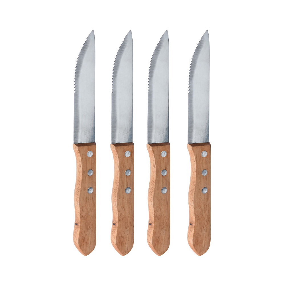 Cuchillo para carne 4 piezas