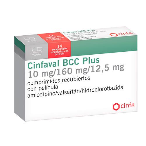 CINFAVAL BCC PLUS 10MG/320MG/25MG X14COMP