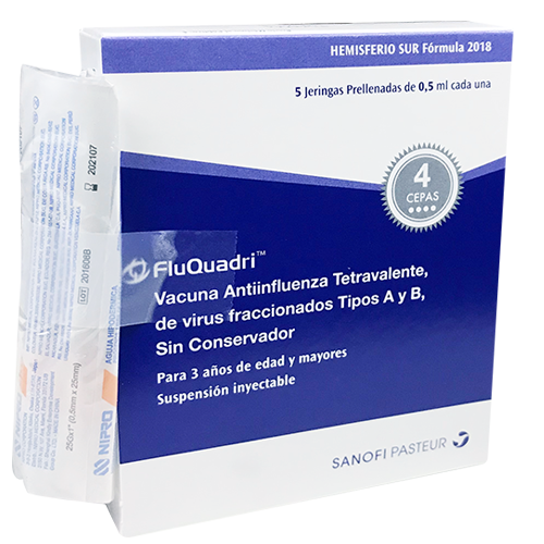 FLUQUADRI ADULTO AMPOLLA 0.5 ML