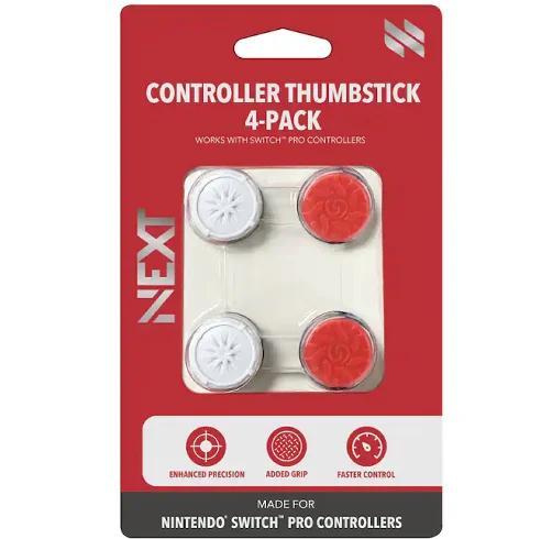 Next Thumbstick 4-Pack para Nintendo Switch Pro Controller