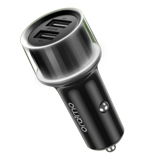 CARGADOR DE CARRO ORAIMO HIGHWAY 15.5W 2 PUERTOS USB-A OCC-1152D NEGRO