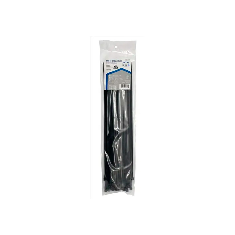 Amarra plastica 14.5 pulgadas negro pack 100