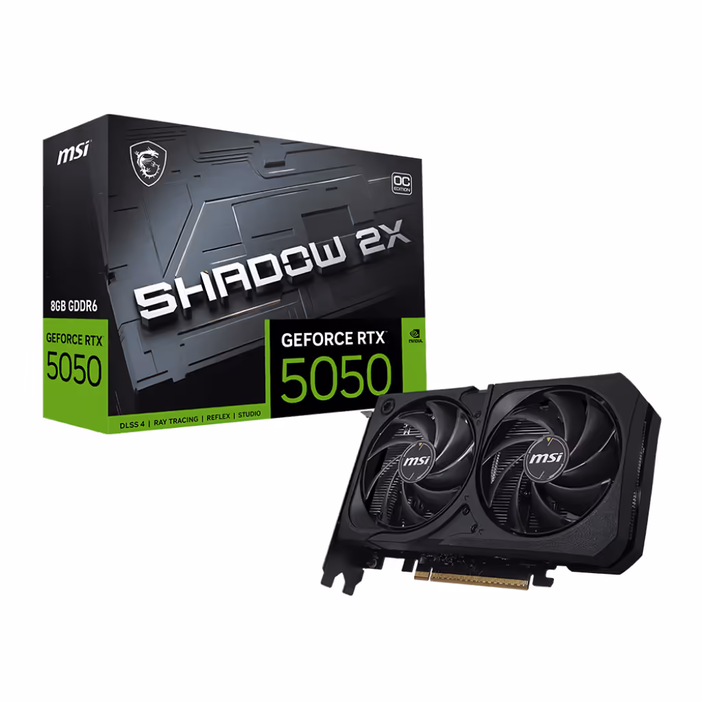 TARJETA DE VIDEO MSI RTX 5050 8GB SHADOW 2X OC