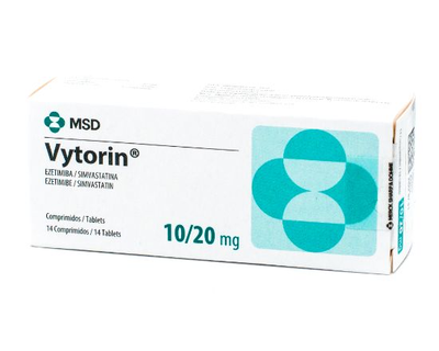 Vytorin 10 mg/20 mg 14 comprimidos