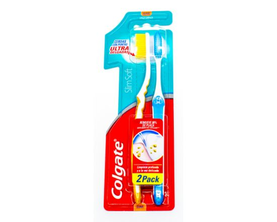 Cepillo Dental Colgate slimsoft 2 unidades