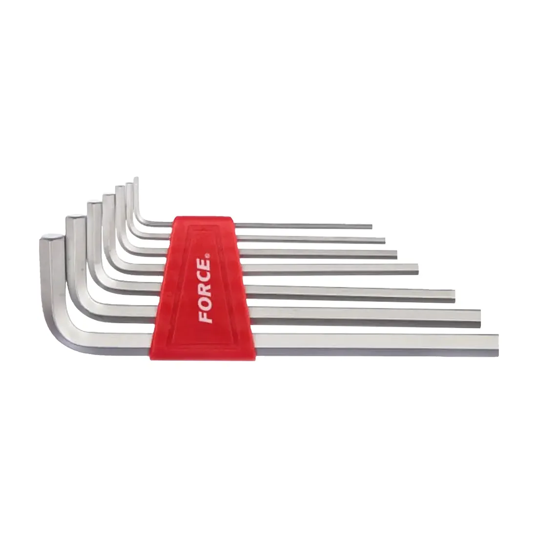 Juego de 7 llaves allen 2.5-10mm con bastidor (old 040458) FORCE