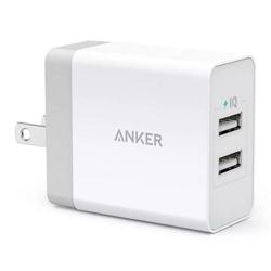 Cargador Anker 24W 2 Puertos USB A2021J21-1 Blanco