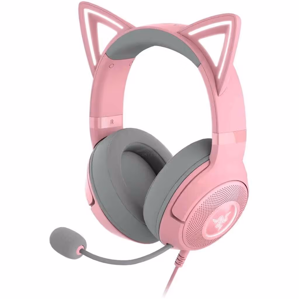 HEADSET RAZER KRAKEN KITTY V2 – QUARTZ