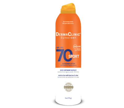 DERMACLINIC PROTECTOR SOLAR SECO SPRAY SPF-70 SPORT SOLUCION 170 GRAMOS