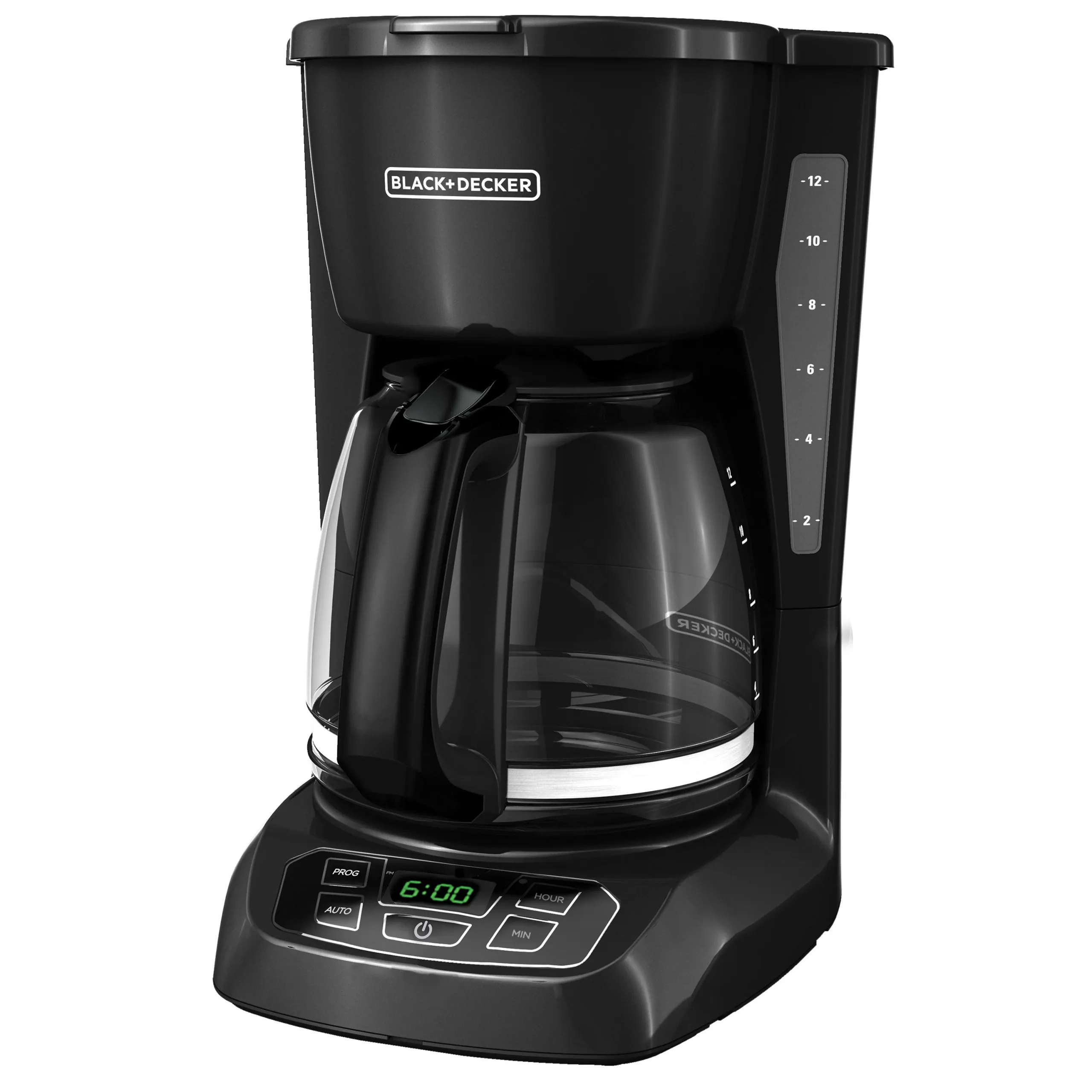CAFETERA BLACK AND DECKER 12 TAZAS NEGRA DIGITAL (CM1105B)