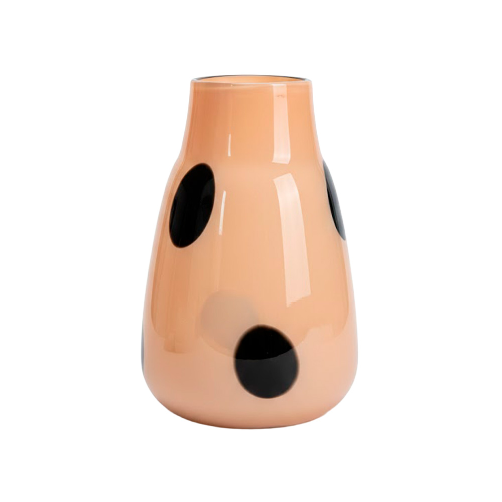 Florero decorativo de vidrio 32x11 cm carey