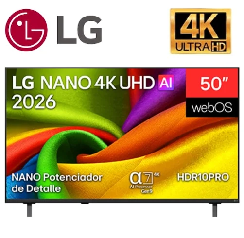 LG 50NU850B – 50″ Nano 4K – AI – Smart TV – 2026