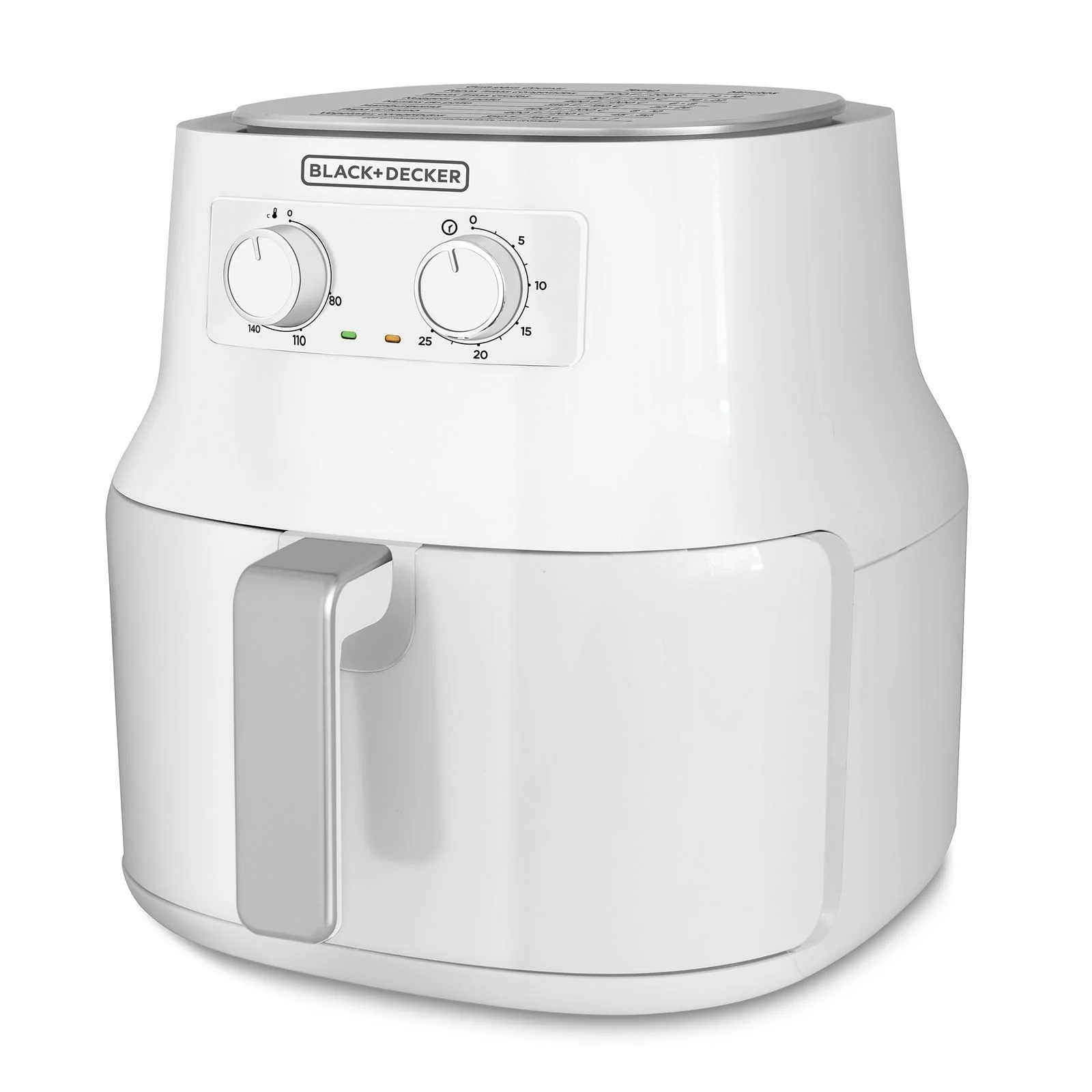 Freidora De Aire Black and Decker 4.5 4.5 Lts HF4004W Blanca