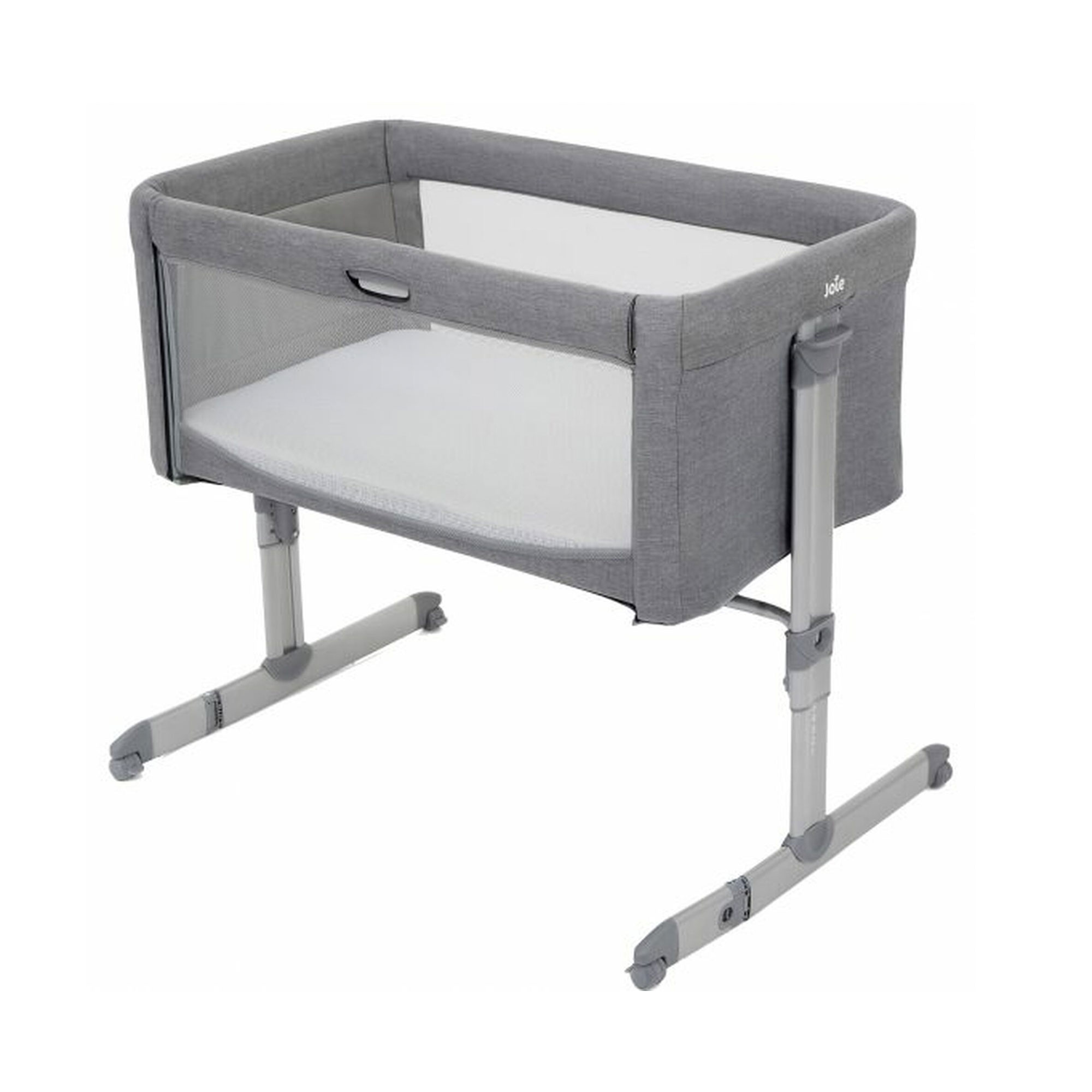 Joie Roomie Glide Bedside Crib – Foggy Grey