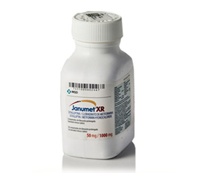 JANUMET XR 50 MG / 1000 MG COMPRIMIDOS VÍA ORAL