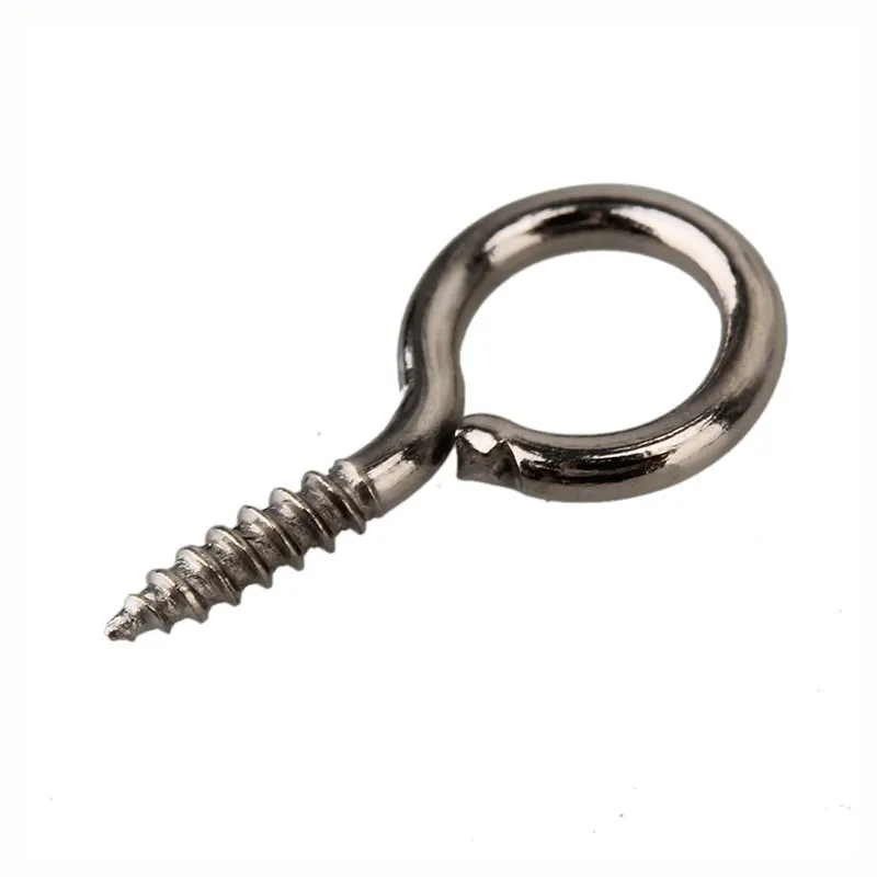 Tornillo de ojo cerrado #14 6 uds