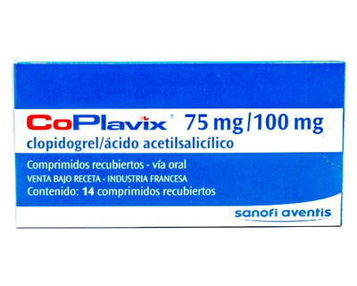 CoPlavix 75 mg/ 100 mg 14 comprimidos