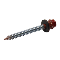 Tornillo Techo Punta Broca Rojo 1/4 X 1 1/2" 12 Unidades
