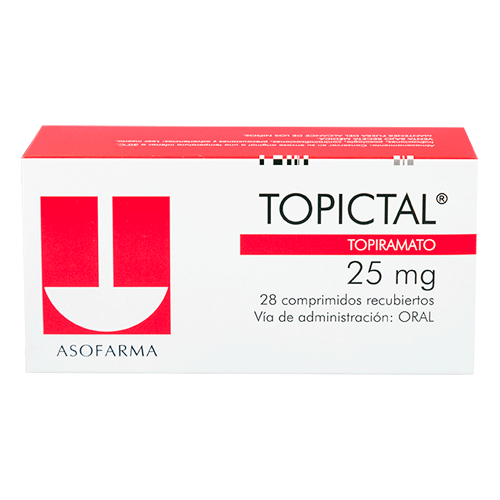 TOPICTAL COMPRIMIDOS 25 MG