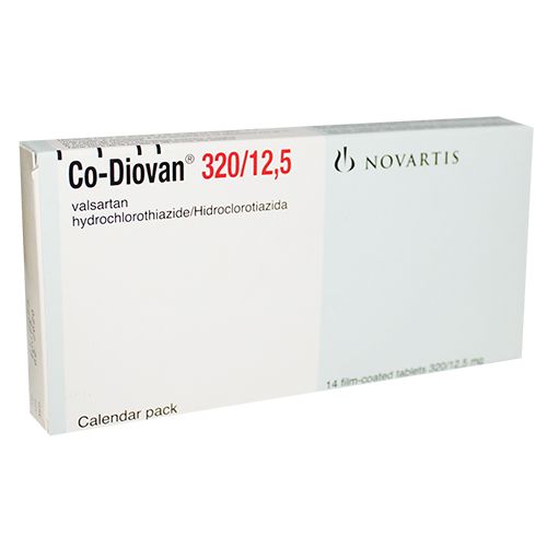 CO-DIOVAN 320/12.5 X 14 COMPRIMIDOS