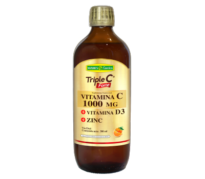 NATURES GARDEN TRIPLE C FORTE JARABE 500ML