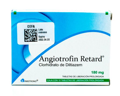 Angiotrofin 180 mg 10 comprimidos
