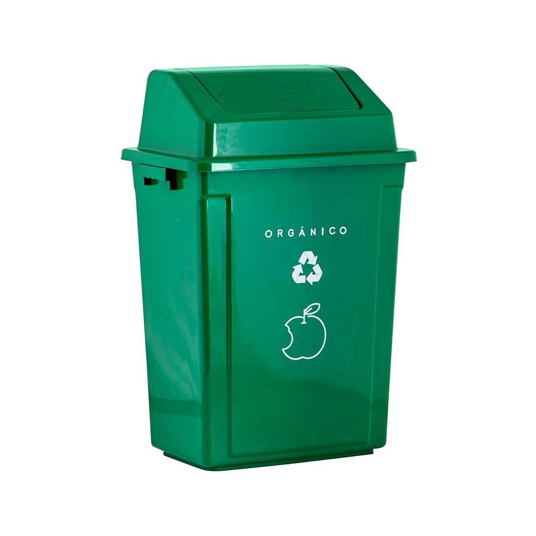 Basurero reciclaje orgánico 40lt