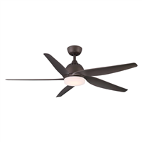 Ventilador 5 Aspas 52" con Luz Dimmeable UL Arqdeco