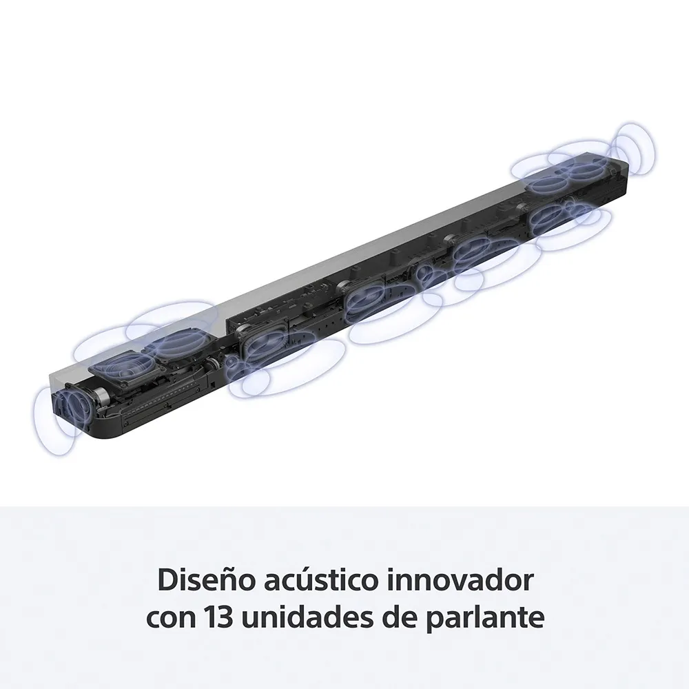 Barra de sonido Sony BRAVIA Theater Bar 9 HT-A9000 con 13 unidades de bocinas y Dolby Atmos