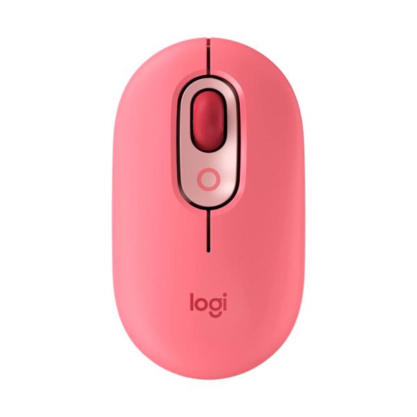 Mouse Logitech POP 4000 DPI Inalámbrico Bluetooth – Rosado