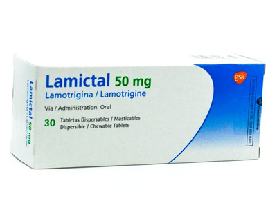 Lamictal 50 mg 30 tabletas