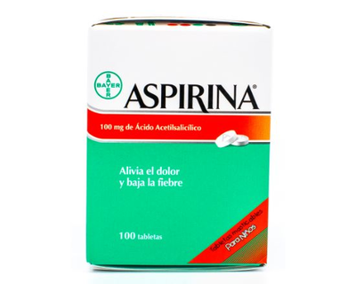 Aspirina niños 100 mg 10 tabletas