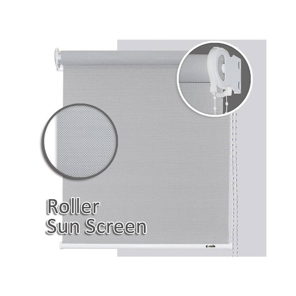 Roller sun screen 5% 110 x 220 cm gris piedra
