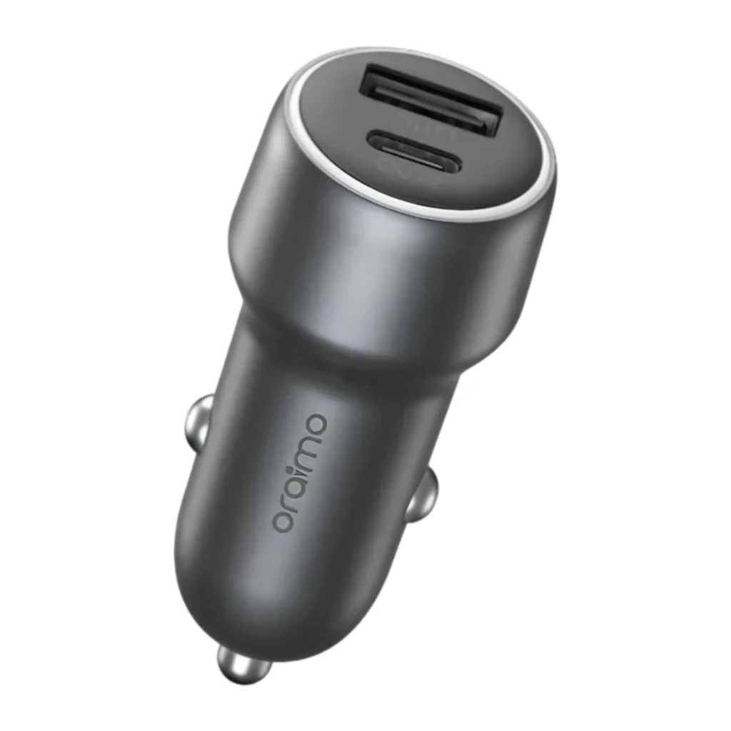 Oraimo Cargador de Carro Bullet 48 USB-C y USB-A 48W, OCC-73D