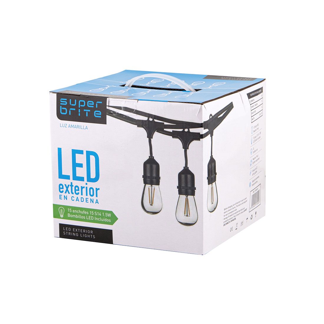 Luces led 15 bombillos 10m
