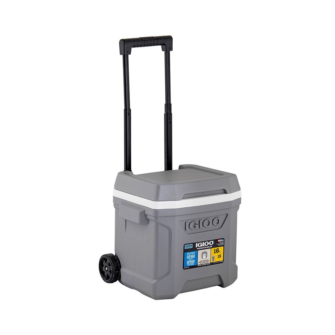 Hielera con agarradera y rueda pvc Igloo 15lt