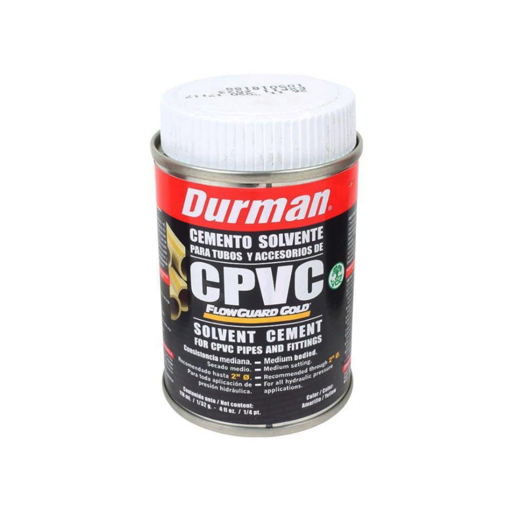 Pegamento gris pvc agua fria 1-32 galon