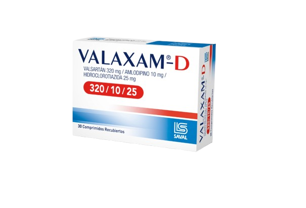 VALAXAM D 320/10/25 TABLETAS
