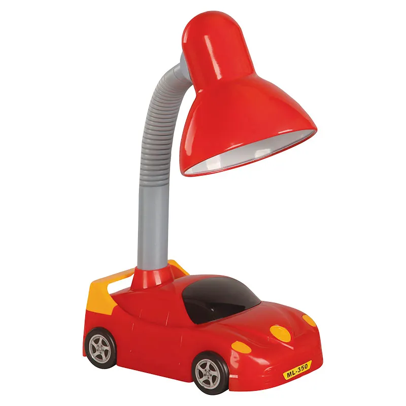 Lámpara de mesa 1 luz auto rojo E27